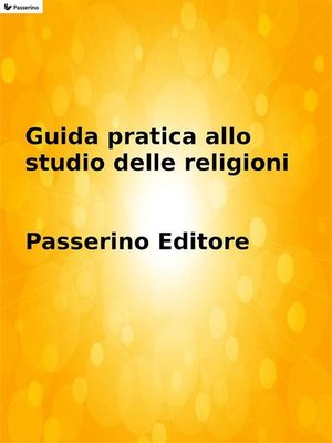 cover image of Guida pratica allo studio delle religioni